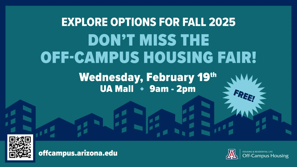 off campus housing fair flyer