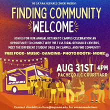 finding community event flyer