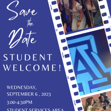 college of ed student welcome flyer
